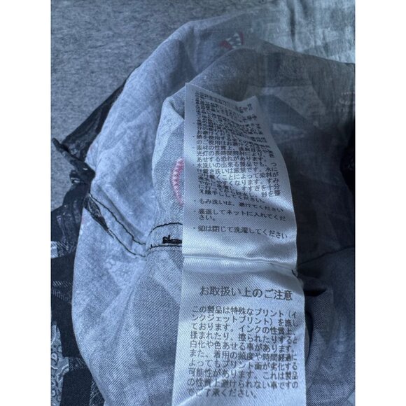 Schott Shirt Mens 2XL Black Gray Shark Marine Short Sleeve Lightweight - Picture 10 of 15